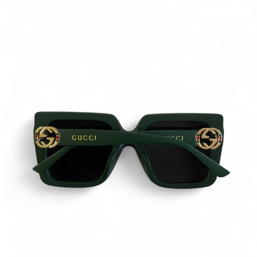 Gucci Dark Green Designer Sunglasses